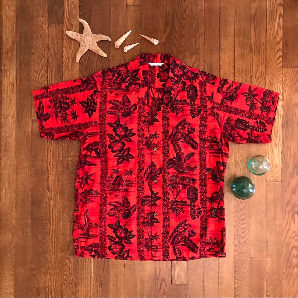 Men’s Vintage Hawaiian MADE IN HAWAII shirt #571